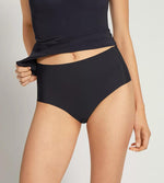 Bild in den Galerie-Viewer laden, Unsichtbarer Micro-BH mit hoher Taille - Schwarz