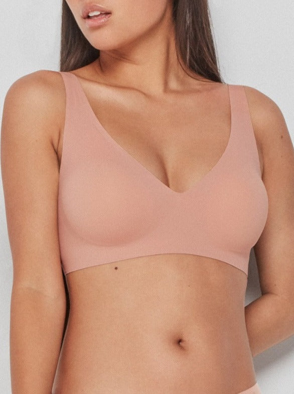 Nahtloser Seiden-BH Mariela – Rosa