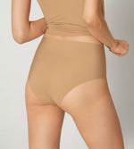 Bild in den Galerie-Viewer laden, Unsichtbarer Micro-BH mit hoher Taille - Beige