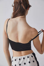 Bild in den Galerie-Viewer laden, Luciana Bügel-Bustier aus Satin und Spitze
